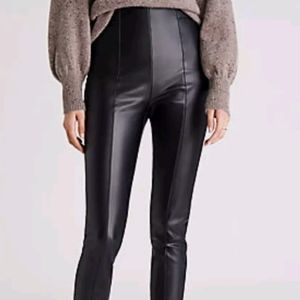 New Faux leather moto black leggings